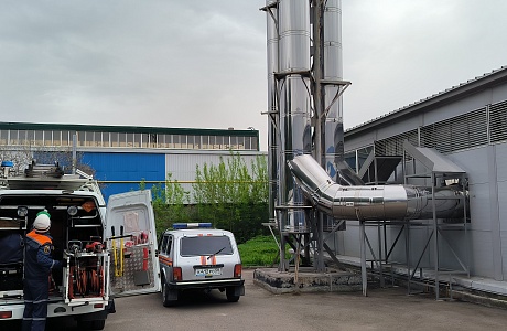 Проведены учения на опасном производственном объекте Проведены учения на опасном производственном объекте